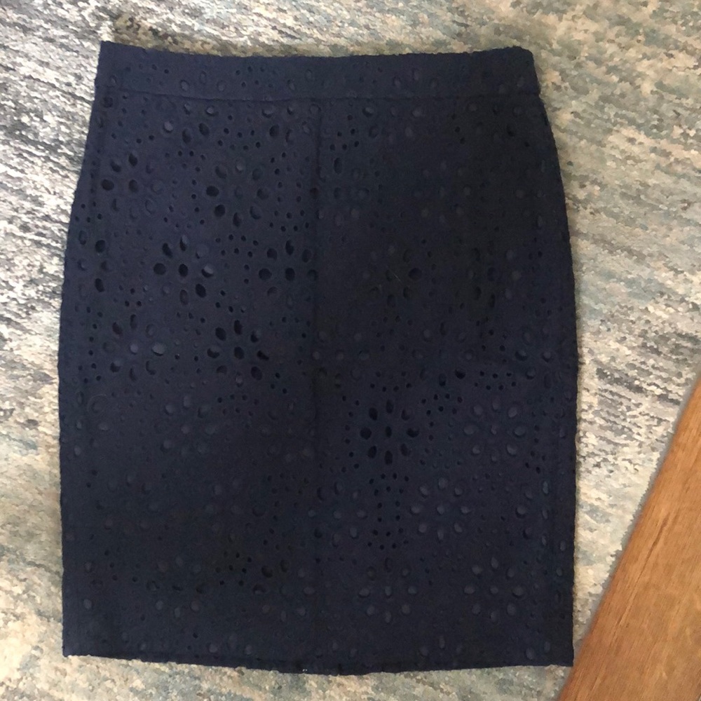 J. Crew cotton pencil skirt